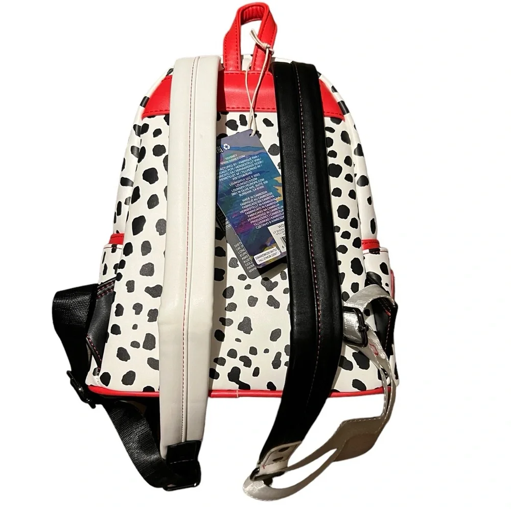 Loungefly Cruella Mini Backpack Cruella De Vil 101 Dalmatians NEW/NWT‎